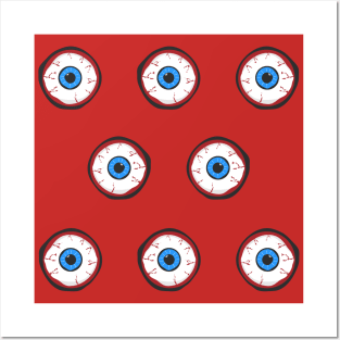 Blue Eyeball Posters and Art